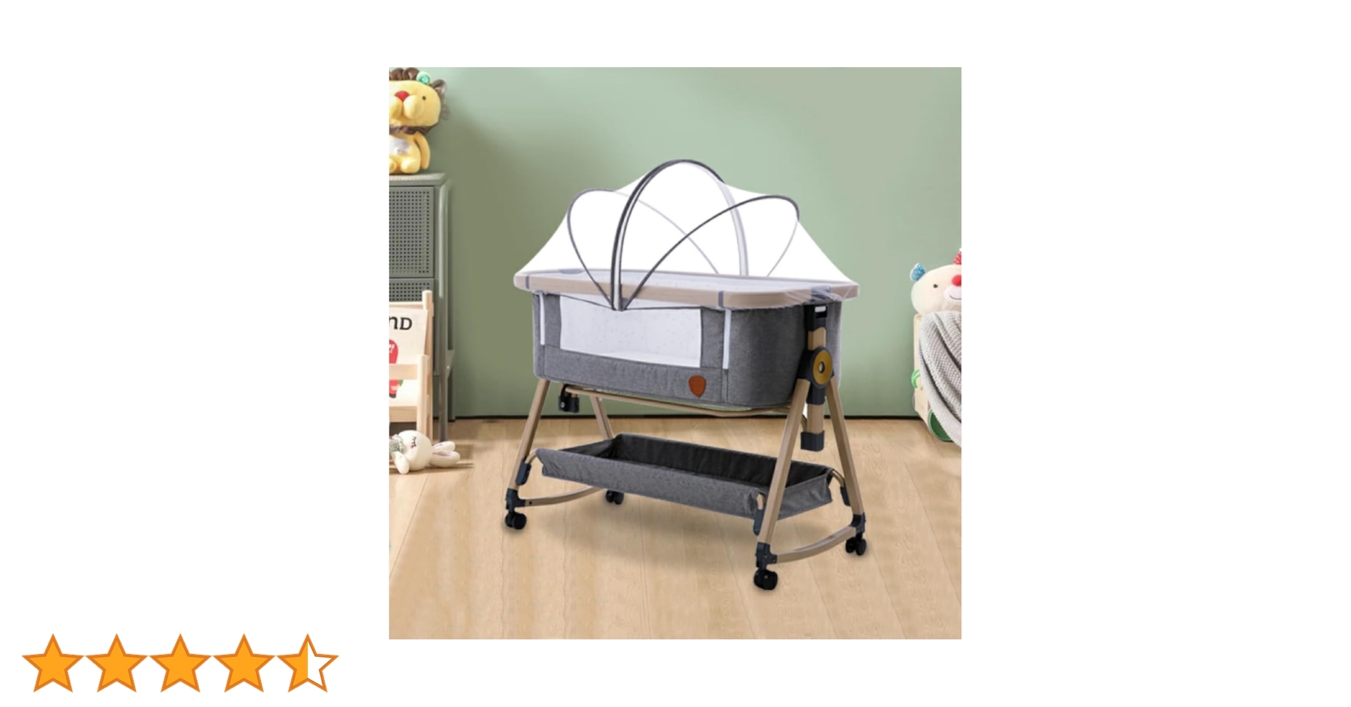 Amazon.co.jp: ZOOBLY ベビーベッド 添い寝ベッド 折りたたみ